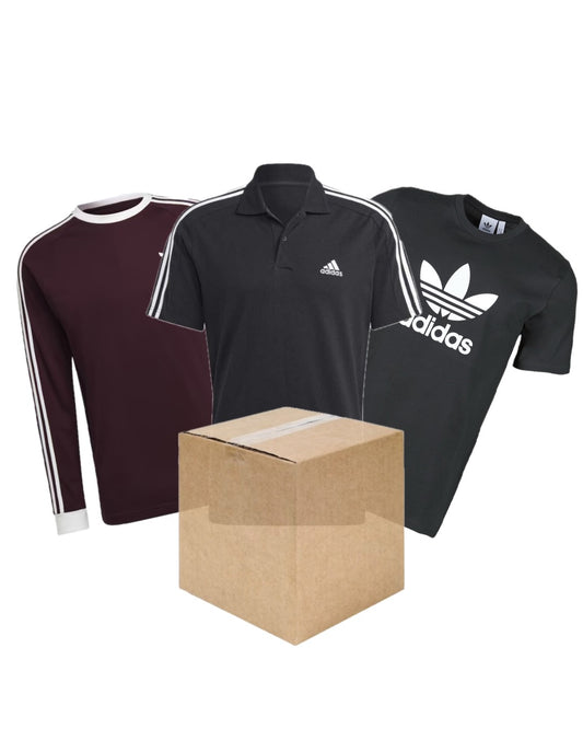 5x ADIAS T-SHIRT LONGSLEEVE POLO NECK MIX